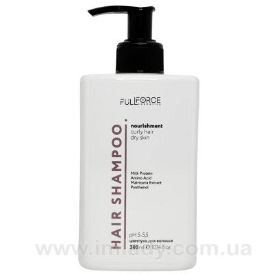 Шампунь для живлення кучерявого волосся Full Force cream shampoo curly hair 300 мл